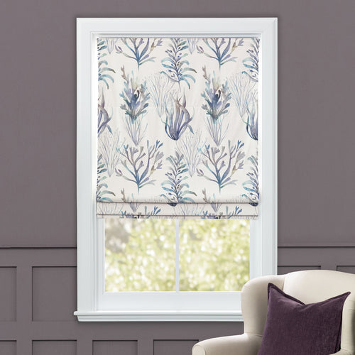 Animal Grey M2M - Coral Reef Printed Cotton Made to Measure Roman Blinds Slate Voyage Maison