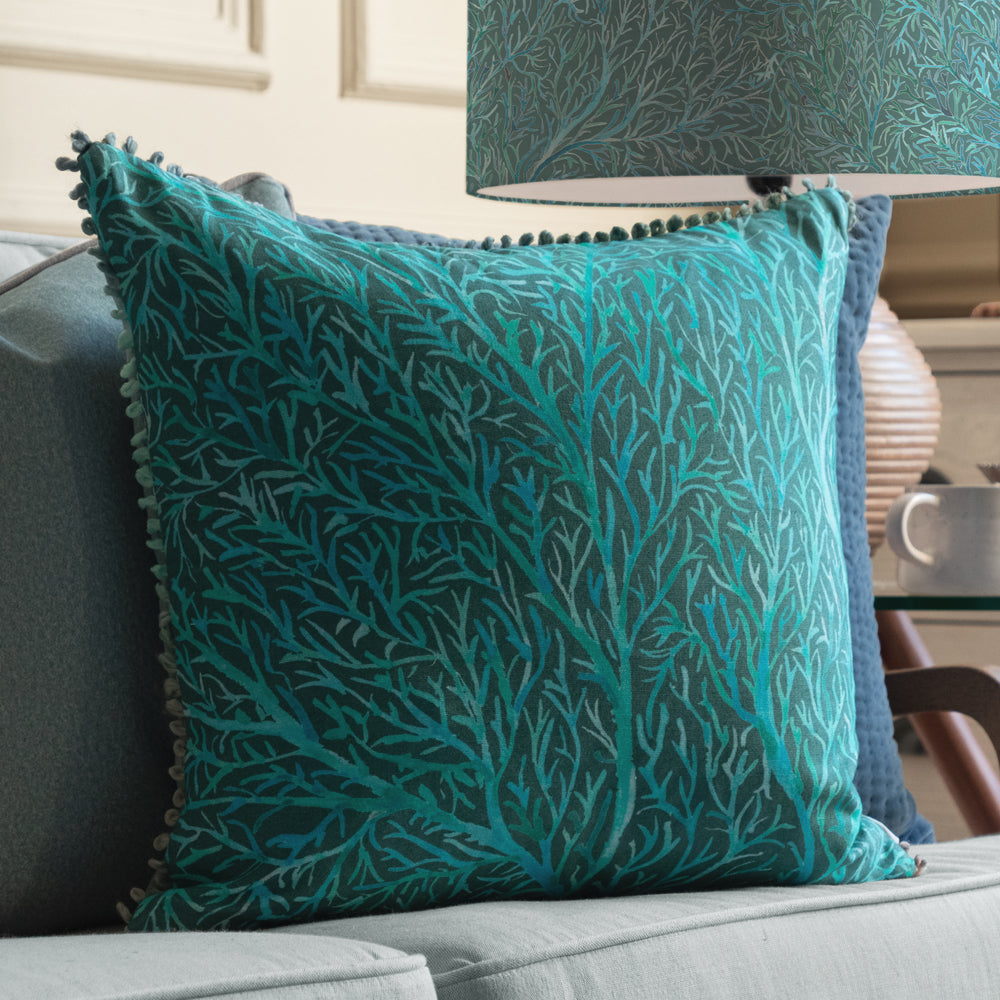 Dark teal cushions best sale