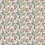 Correa Printed Cotton Fabric (By The Metre) Cloud/Cream