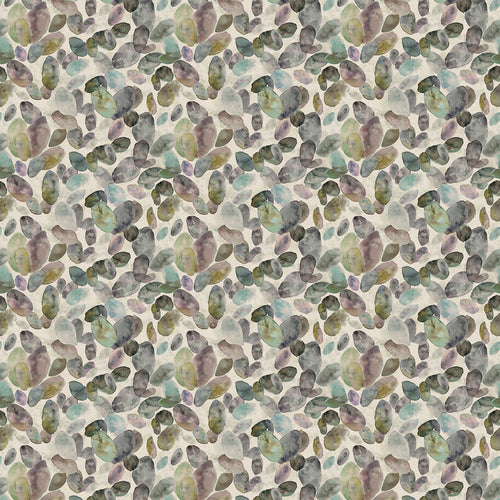 Abstract Grey Fabric - Correa Printed Cotton Fabric (By The Metre) Ironstone Voyage Maison