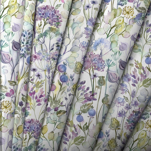 Country Hedgerow Printed Cotton Made to Measure Roman Blinds Lilac/Cream