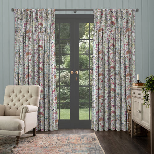 Floral Purple M2M - Country Hedgerow Printed Made to Measure Curtains Bloom Voyage Maison