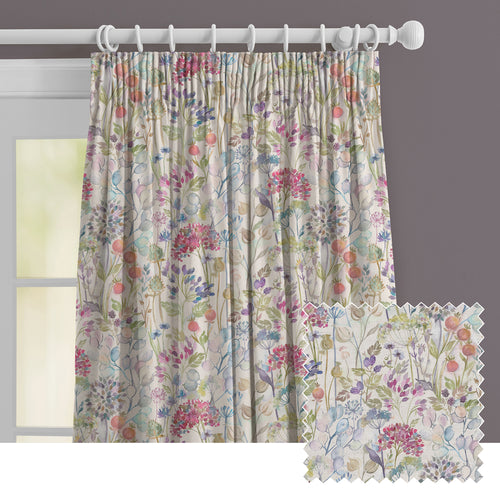 Floral Multi M2M - Country Hedgerow Printed Made to Measure Curtains Classic Voyage Maison