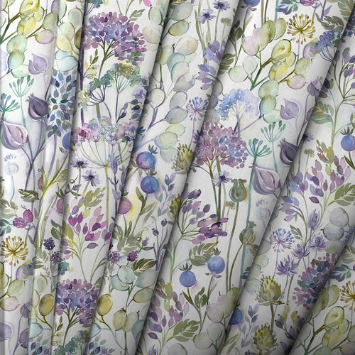 Floral Purple M2M - Country Hedgerow Printed Made to Measure Curtains Lilac Voyage Maison