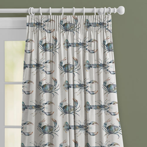 Animal Grey M2M - Crustaceans Printed Made to Measure Curtains Slate Voyage Maison