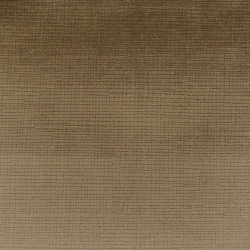 Plain Brown Fabric - Cube Plain Velvet Fabric (By The Metre) 102 Voyage Maison