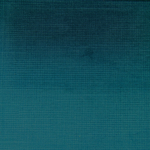 Plain Blue Fabric - Cube Plain Velvet Fabric (By The Metre) 503 Voyage Maison