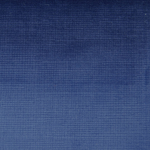 Plain Blue Fabric - Cube Plain Velvet Fabric (By The Metre) 601 Voyage Maison
