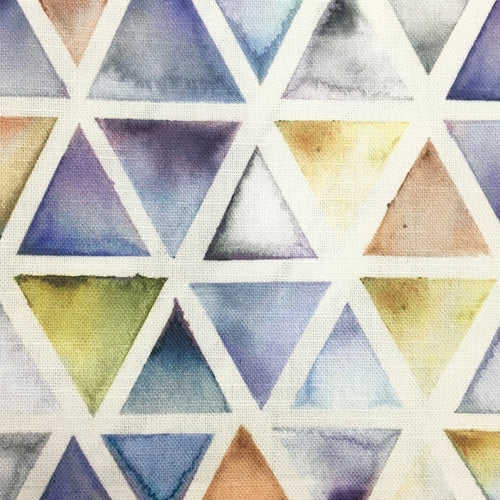 Geometric Multi Fabric - Cuzco Printed Cotton Fabric (By The Metre) Clementine Voyage Maison