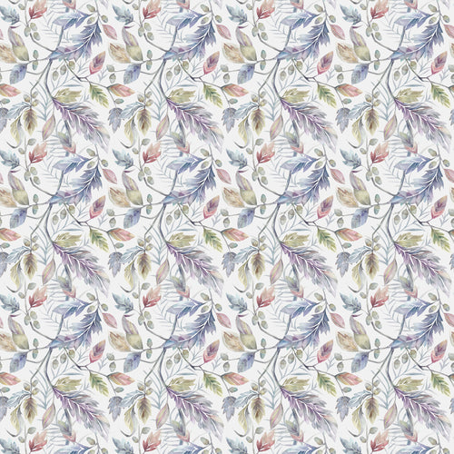 Floral Purple Fabric - Danbury Printed Cotton Fabric (By The Metre) Loganberry Voyage Maison