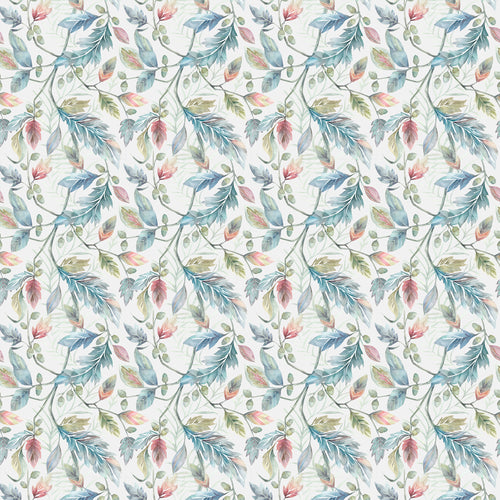 Floral Blue Fabric - Danbury Printed Cotton Fabric (By The Metre) Pomegranate Voyage Maison