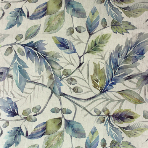 Floral Blue Fabric - Danbury Printed Cotton Fabric (By The Metre) Skylark Voyage Maison
