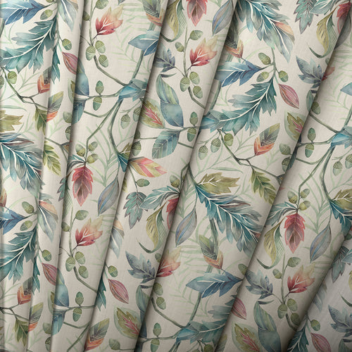 Floral Blue M2M - Danbury Printed Cotton Made to Measure Roman Blinds Pomegranate Voyage Maison