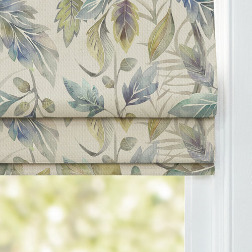 Floral Blue M2M - Danbury Printed Cotton Made to Measure Roman Blinds Skylark Voyage Maison