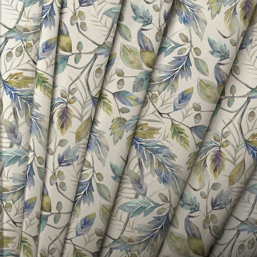 Floral Blue M2M - Danbury Printed Cotton Made to Measure Roman Blinds Skylark Voyage Maison