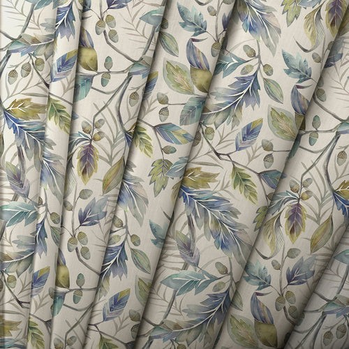 Floral Blue M2M - Danbury Printed Made to Measure Curtains Skylark Voyage Maison