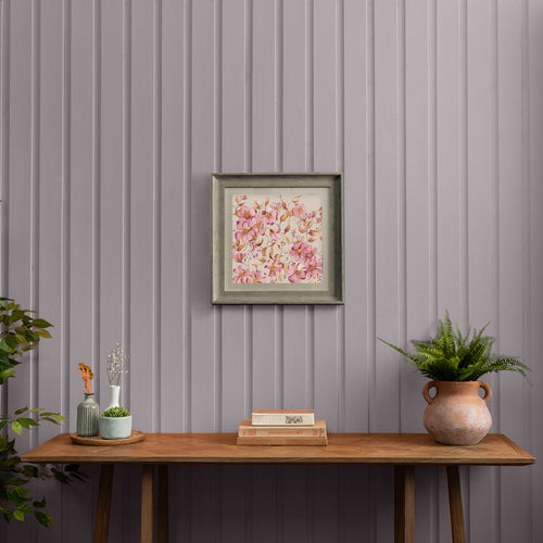 Floral Pink Wall Art - Daphne  Framed Print Stone/Primrose Voyage Maison