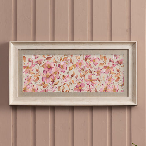 Floral Pink Wall Art - Daphne  Framed Print Birch/Primrose Voyage Maison