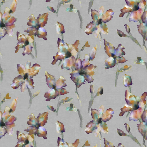 Floral Purple Wallpaper - Degas  1.4m Wide Width Wallpaper (By The Metre) Ironstone Voyage Maison
