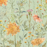  Samples - Delamere  Wallpaper Sample Sage Voyage Maison