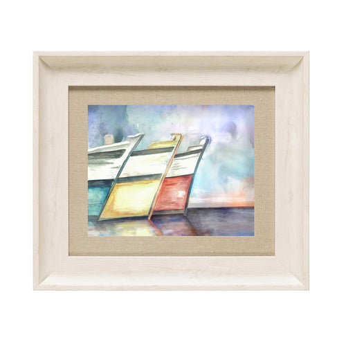 Abstract Multi Wall Art - Docked  Framed Print Birch Voyage Maison