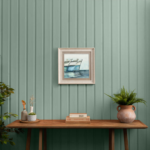 Abstract Blue Wall Art - Docked  Framed Print Birch Voyage Maison