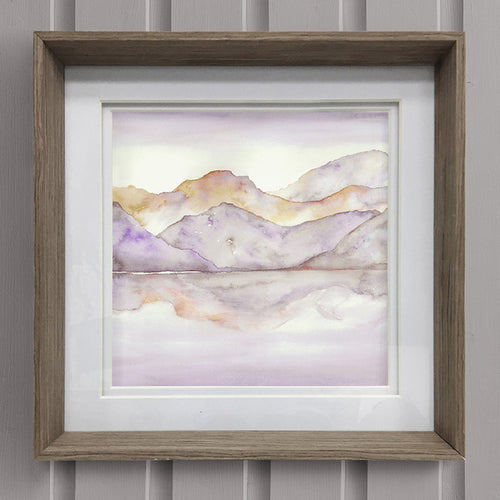 Floral Purple Wall Art - Dorain  Framed Print Nut Voyage Maison