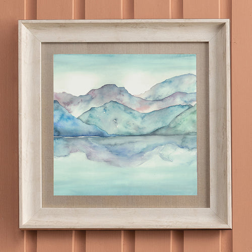 Floral Blue Wall Art - Dorian Iris Framed Print Birch Voyage Maison
