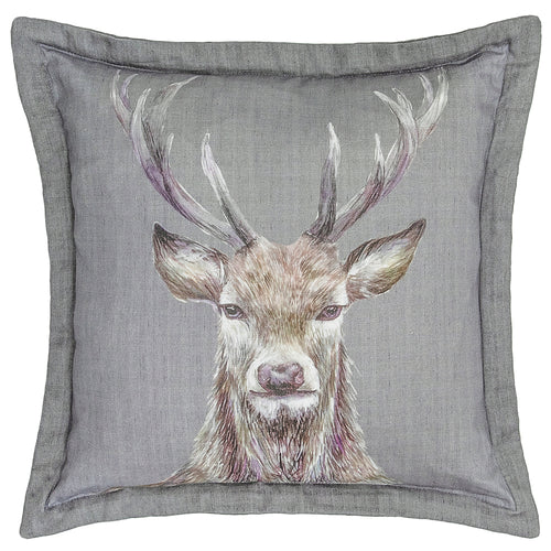 Voyage Maison Duncan Printed Wool Cushion in Stone
