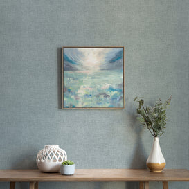 Voyage Maison Dusky Isles Framed Canvas in Stone