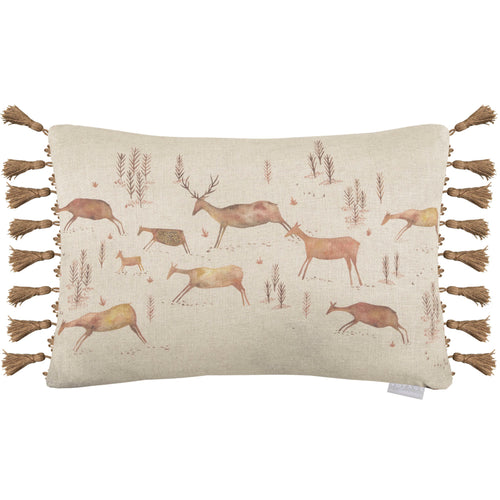 Voyage Maison Dyani Printed Feather Cushion in Sand