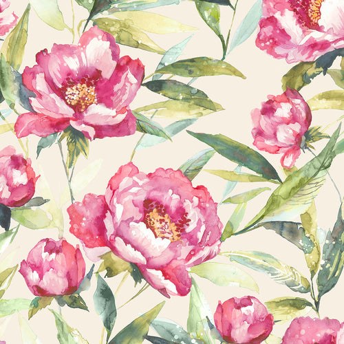 Floral Pink M2M - Earnley Printed Cotton Made to Measure Roman Blinds Peony Voyage Maison