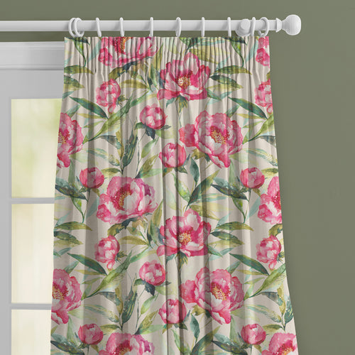 Floral Pink M2M - Earnley Printed Made to Measure Curtains Peony Voyage Maison