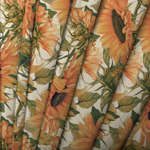 Floral Orange M2M - Easton Printed Cotton Made to Measure Roman Blinds Sunstone Voyage Maison