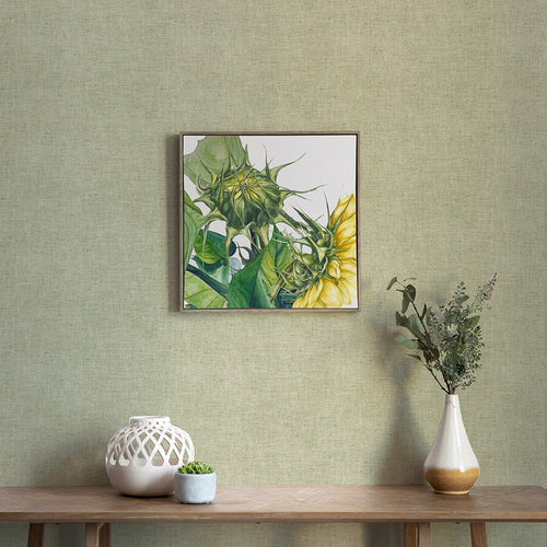 Floral Green Wall Art - Easton Fern  Framed Canvas Stone Voyage Maison