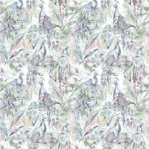 Animal Grey Fabric - Ebba Printed Fabric (By The Metre) Agate Voyage Maison