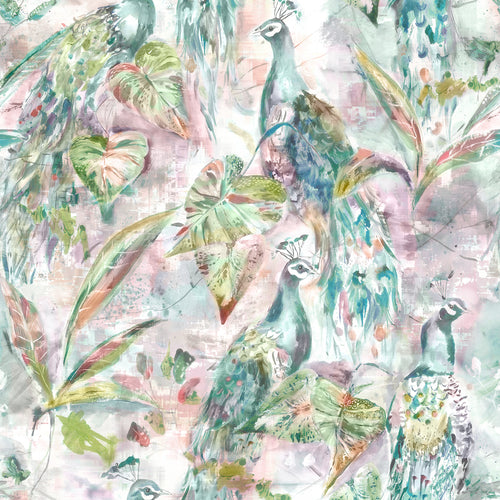  Samples - Ebba  Wallpaper Sample Coral Voyage Maison