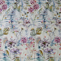  Samples - Edenmuir Printed Fabric Sample Swatch Sorbet Voyage Maison