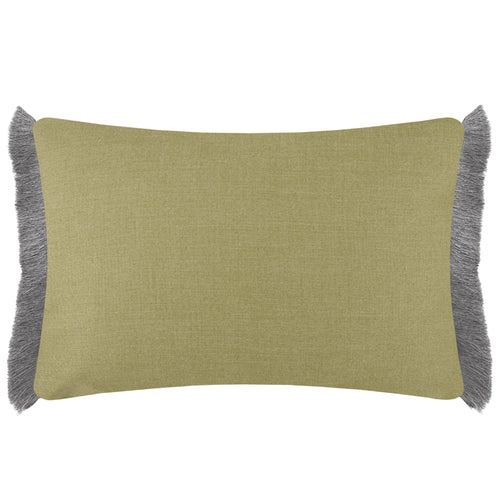 Jungle Green Cushions - Eden Ruins Printed  Feather Filled Cushions Green Voyage Maison