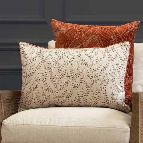 Additions Eden Printed Feather Cushion in Sienna