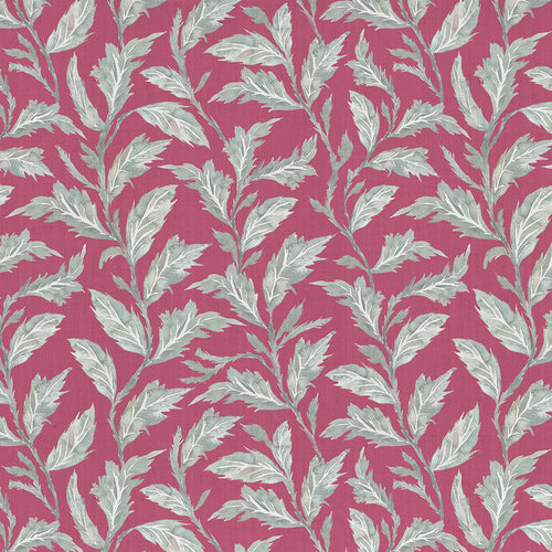 Floral Pink Fabric - Eildon Printed Cotton Fabric (By The Metre) Fuchsia Voyage Maison