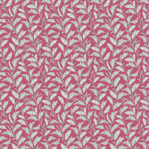 Floral Pink Fabric - Eildon Printed Cotton Fabric (By The Metre) Fuchsia Voyage Maison