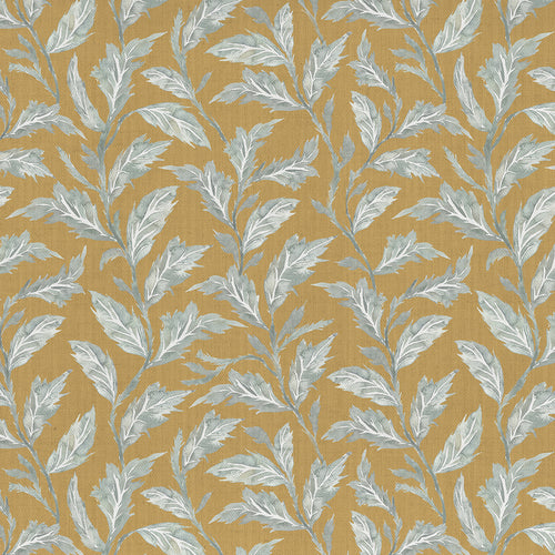  Samples - Eildon Printed Fabric Sample Swatch Gold Voyage Maison