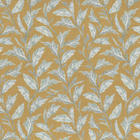  Samples - Eildon Printed Fabric Sample Swatch Gold Voyage Maison