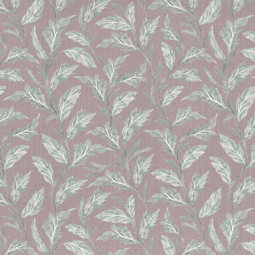 Floral Purple Fabric - Eildon Printed Cotton Fabric (By The Metre) Mauve Voyage Maison