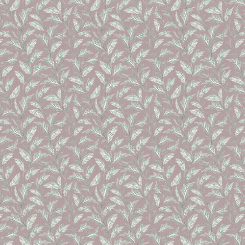 Floral Purple Fabric - Eildon Printed Cotton Fabric (By The Metre) Mauve Voyage Maison