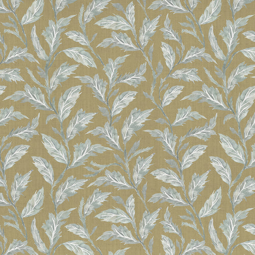 Floral Yellow Fabric - Eildon Printed Cotton Fabric (By The Metre) Mustard Voyage Maison