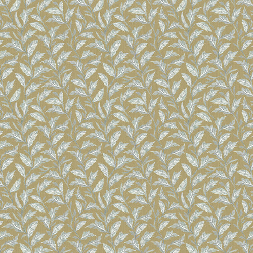 Floral Yellow Fabric - Eildon Printed Cotton Fabric (By The Metre) Mustard Voyage Maison