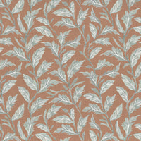  Samples - Eildon Printed Fabric Sample Swatch Rust Voyage Maison