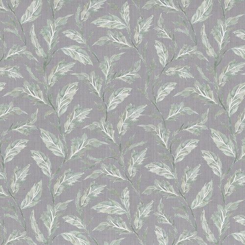 Floral Grey Fabric - Eildon Printed Cotton Fabric (By The Metre) Stone Voyage Maison